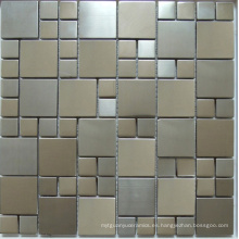 Azulejo de mosaico de metal de acero inoxidable (SM267)